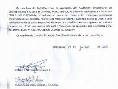 Termo de Aprovação